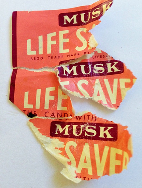 18 Erskine College Stash Wellington - Musk Lifesavers  wrrapper likely 1960s